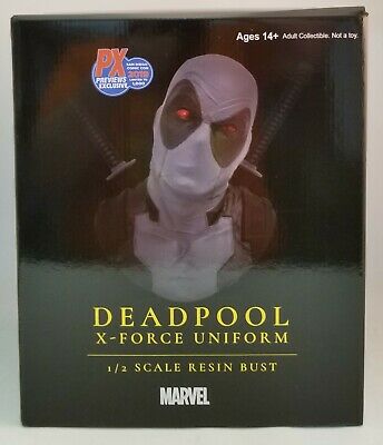 SDCC 2019 Marvel Legends 3D X-Force Deadpool 1/2 Scale Bust